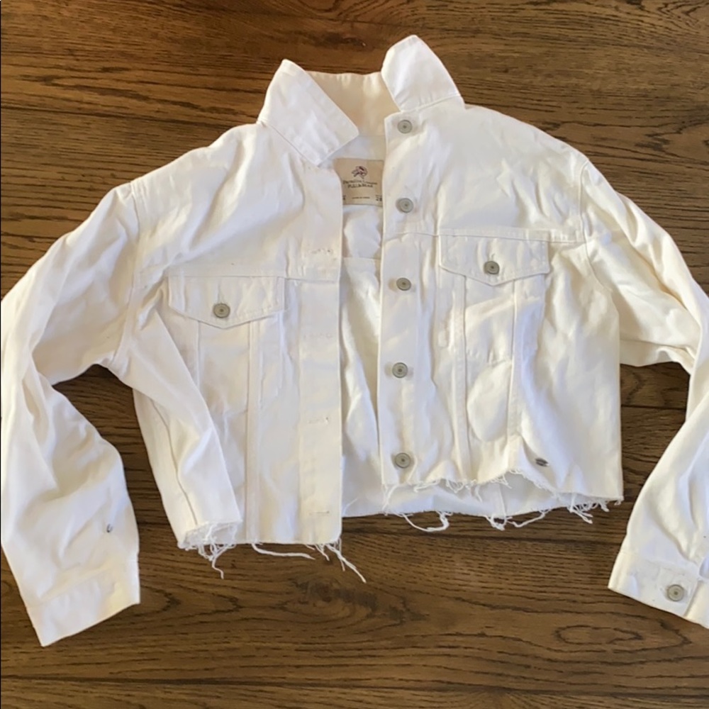 White jacket Pull&Bear